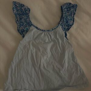 Jacadi girls tank liberty print size 8